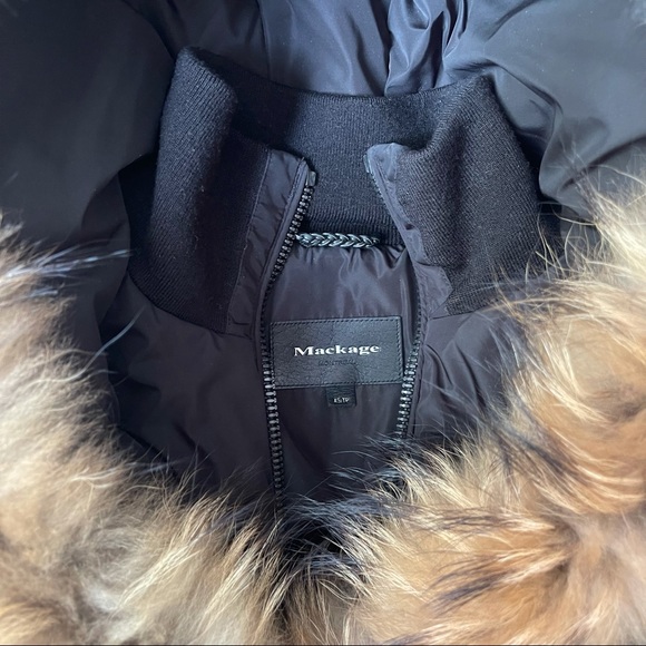 Mackage Fur Winter Jacket - Black 🖤 - Picture 3 of 8